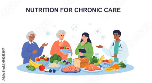 Nutrition for Chronic Care Management: Doctor & Dietitian Guide Seniors to Healthy Eating