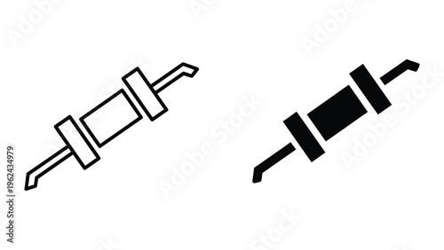 Comparison of a standard and a filled electrical plug design