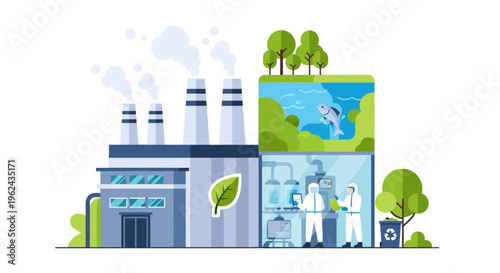 Sustainable Industry Solutions: Balancing Pollution, Green Technology & Environmental Protection