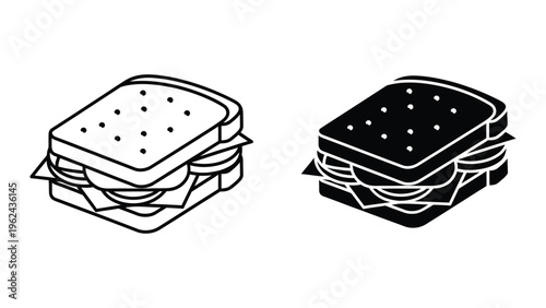 Comparison of a stack of white and black perforated sheets with layered documents underneath.