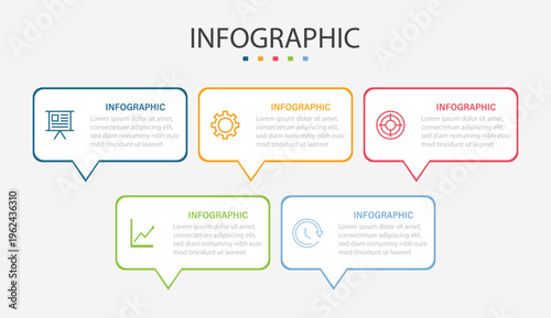 Flowchart infographic in neumorphic style. For content, diagram, flowchart, steps, parts, timeline infographics, workflow, chart. 