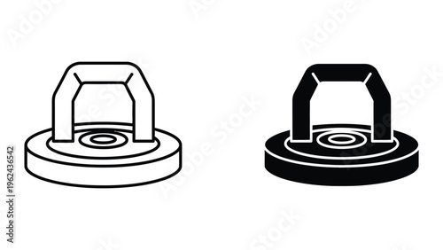 Comparison of two different types of push button designs for mechanical applications