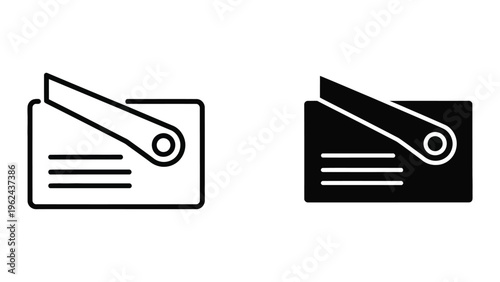 Contrast of a regular and a filled wallet with a belt buckle design on the flap