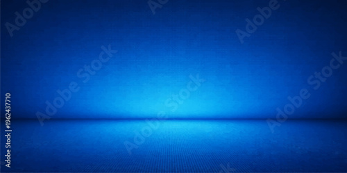 An abstract blue light background featuring a soft glow and motion lines creates a bright wave pattern for a modern web banner design