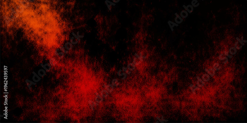 An abstract motion design featuring a dark red fire background loop with swirling smoke, hot orange energy patterns, and glowing inferno light textures