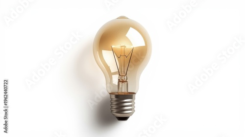 A lightbulb with a dirty glass cover is shown against a plain white background