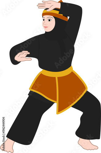 indonesian traditional sport pencak silat 