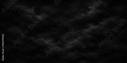 
An abstract storm of swirling black and white smoke rises like a dark thunderstorm cloud against an overcast sky during a summer gale
 