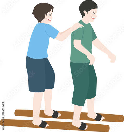 traditional sport balap bakiak