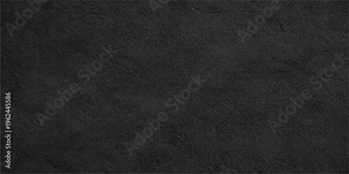 A dark black leather texture background features a rough material surface with a grunge textile pattern, ideal for a blank fabric wallpaper or aged cloth backdrop design