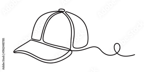 A single continuous line drawing of lady justice holding a balance scale and a sharp sword statue Vector, illustration