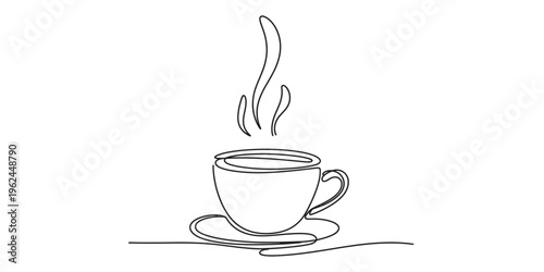 A continuous line drawing of a human hand placing a stopper into a glass bottle in a minimalist style Vector, illustration