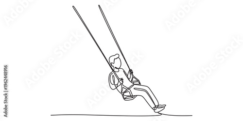 man ziplining outdoors in adventure travel