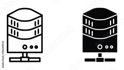 Comparison of traditional and modern server hardware representations