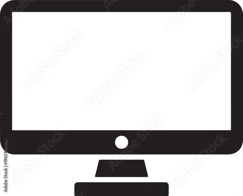 Computer monitor screen display device technology electronic office equipment desktop  modern