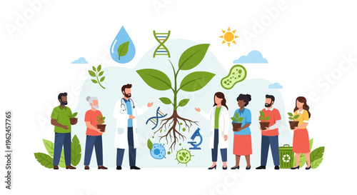 Global Eco-Science & Biotechnology: Diverse Researchers and Community Nurture Sustainable Growth, Genetic Health, and Environmental Innovation