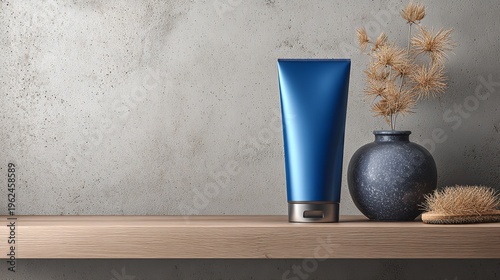 vase with flowers on the wall