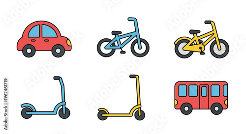 Vehicles for transportation and recreation.