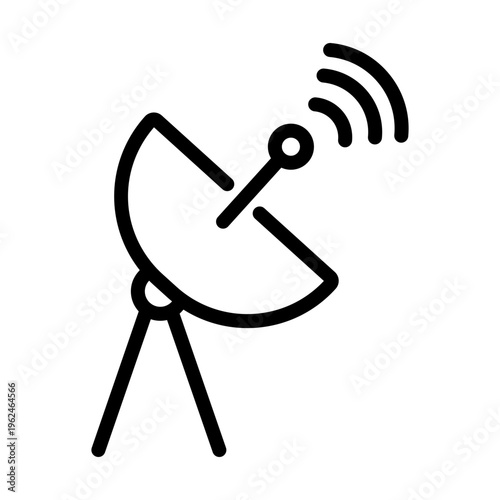 Satellite Dish Vector Icon