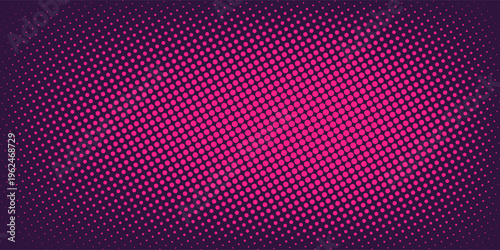 Stylish gradient pink dot circle halo background Line Vector Point form in diagonal angle. Eps10