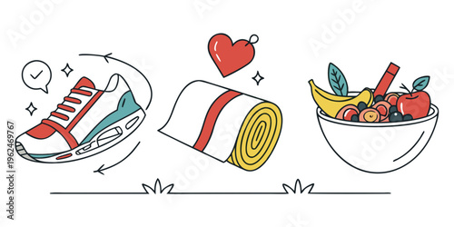 A visual representation of the process of making a delicious sandwich