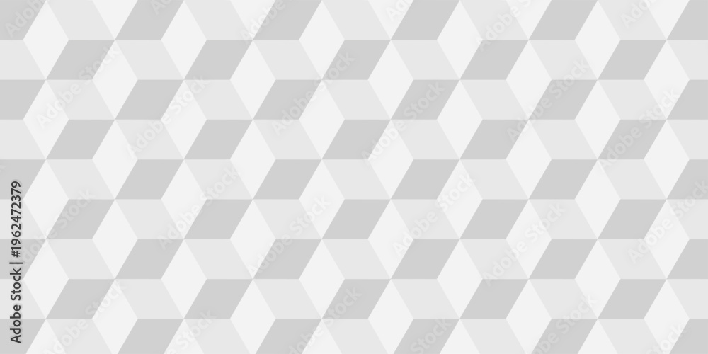Fototapeta premium Seamless geometric pattern isometric cubic. Mosaic cube pattern vector tile blank wallpaper. 