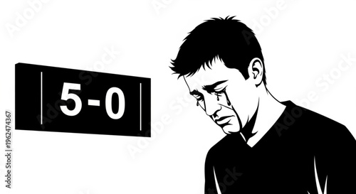 Crushing Defeat: Man Cries After a 5-0 Score