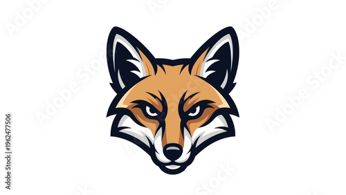 Fox head mascot illustration