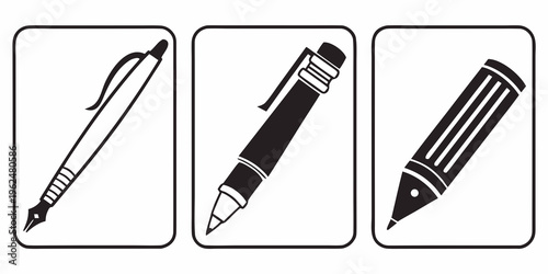 Three distinct pencils each with unique designs and features