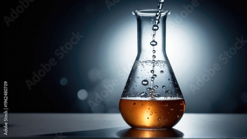 A glass filled with liquid sitting on a table, often used in still life photography or as a prop for food or drink scenes