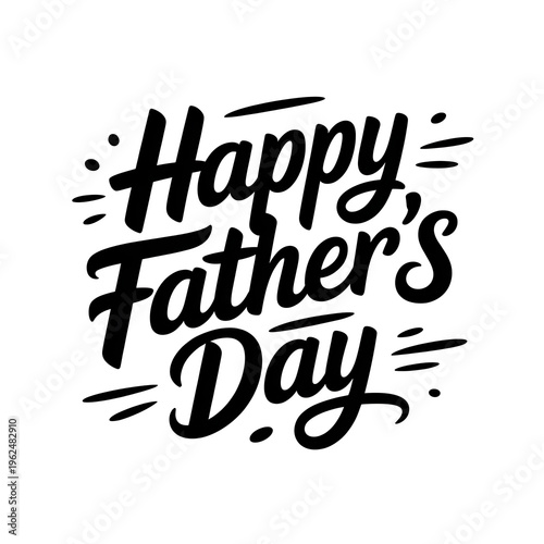 Happy Fathers Day greeting card text message  celebration  fathers day
