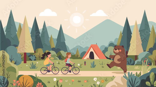 A vibrant and modern floral pattern with abstract shapes and bold colors, perfect for adding a touch of nature to any design project.