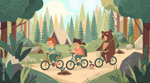 A calming abstract landscape with green hues and smooth shapes, evoking a sense of serenity and natural beauty.