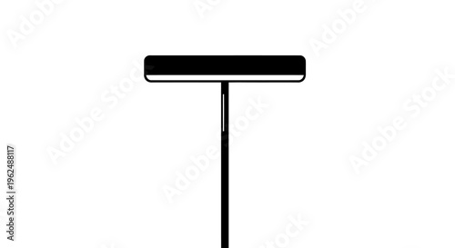 A black T-shaped tool on white background.