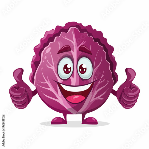 Lustiger Rotkohl, Daumen hoch