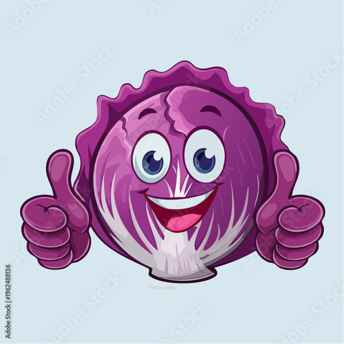 Lustiger Rotkohl, Daumen hoch