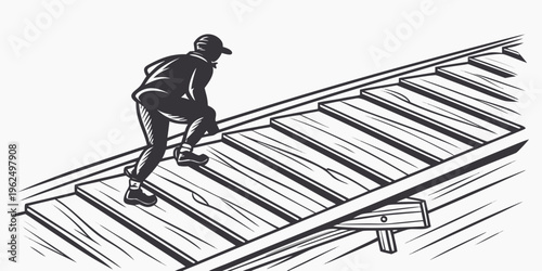 A man is seen running on a treadmill with a focused expression.