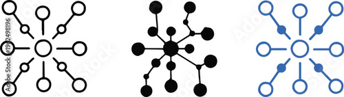 network system architecture interconnection digital interface symbol