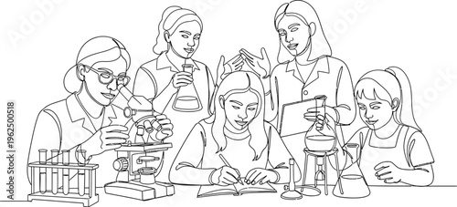 children doing science experiments