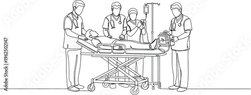 medical team performing surgery