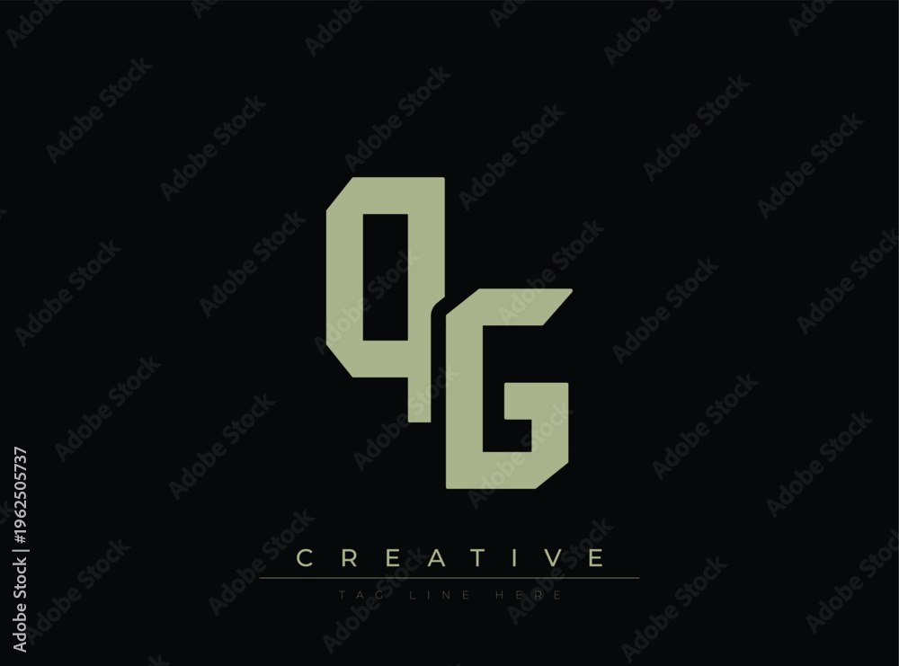 Obraz premium Modern Minimalist Logo Design Featuring Creative Tagline Text Layout