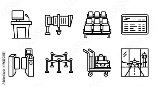 Diving equipment set icon illustration oxygen tank mask fins vector