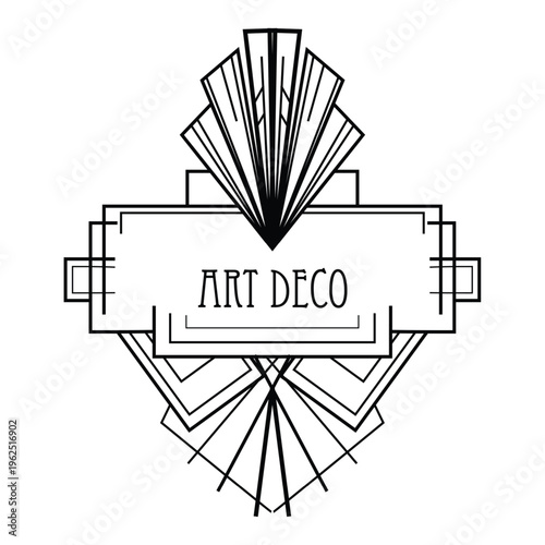 Black and white vector illustration of a seated flapper girl in 1920s style, wearing vintage lingerie. Elegant line art artwork presented in two design variations, inspired by Art Deco and retro