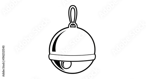 jingle bell vector icon
