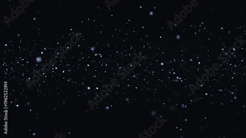 4K Blue Cyan Particle Ambient Background Loop