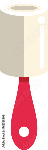 Lint roller cleaning tool with an adhesive surface for removing dust and pet hair