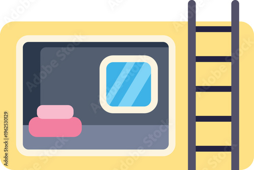 Capsule hotel sleeping pod offering efficient, compact accommodation for travelers