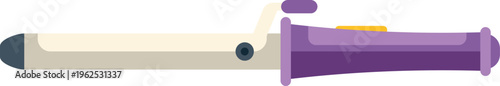 Curling iron for styling hair, symbolizing beauty and personal care