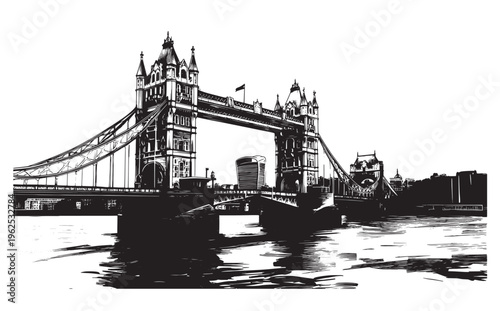 tower bridge London sketch