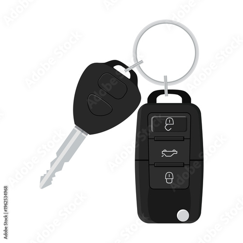 Photos Car Key and of the alarm system.